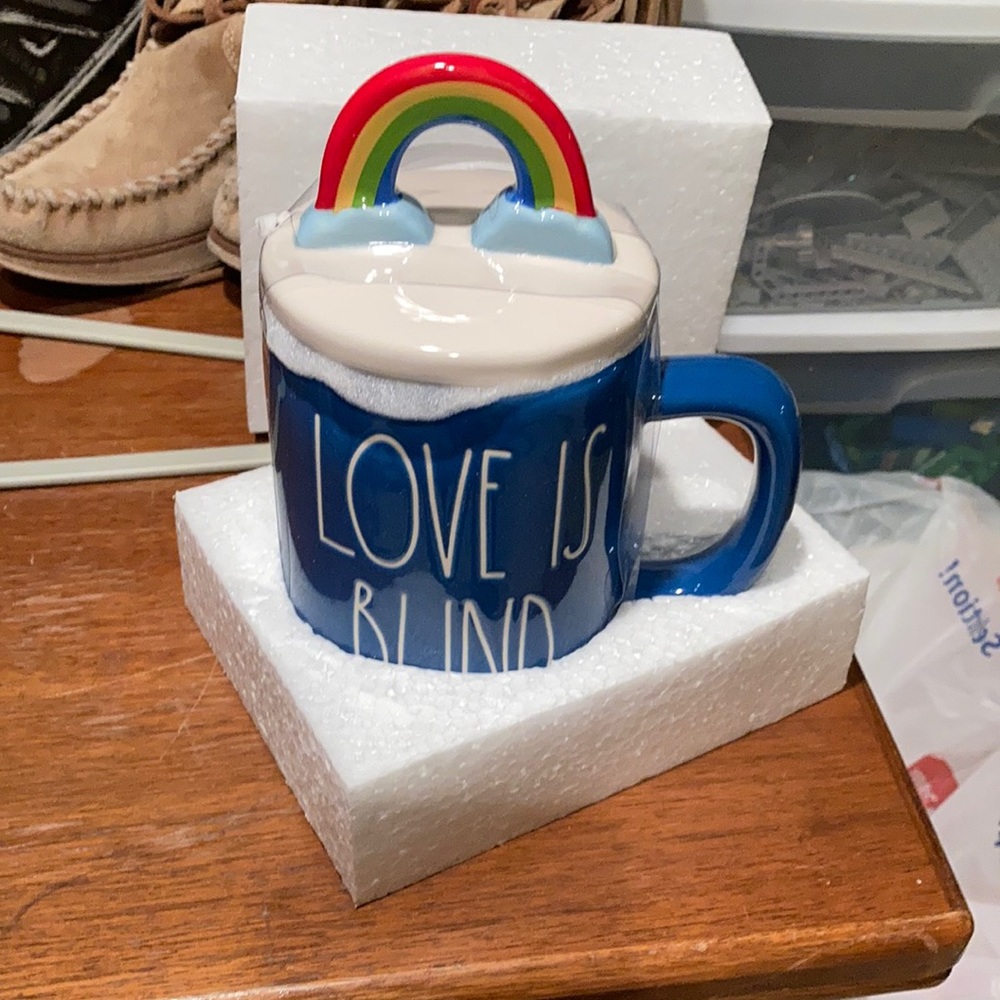 Rae Dunn love is blind cup